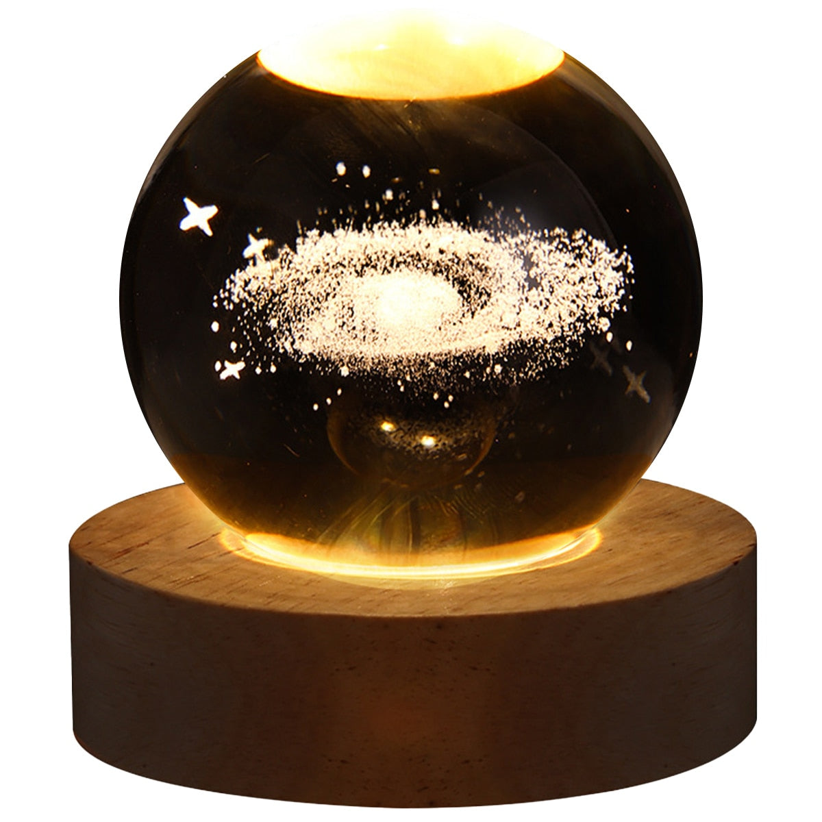 Astronomy Crystal Lights Glowing Planetary Galaxy Astronaut Ball