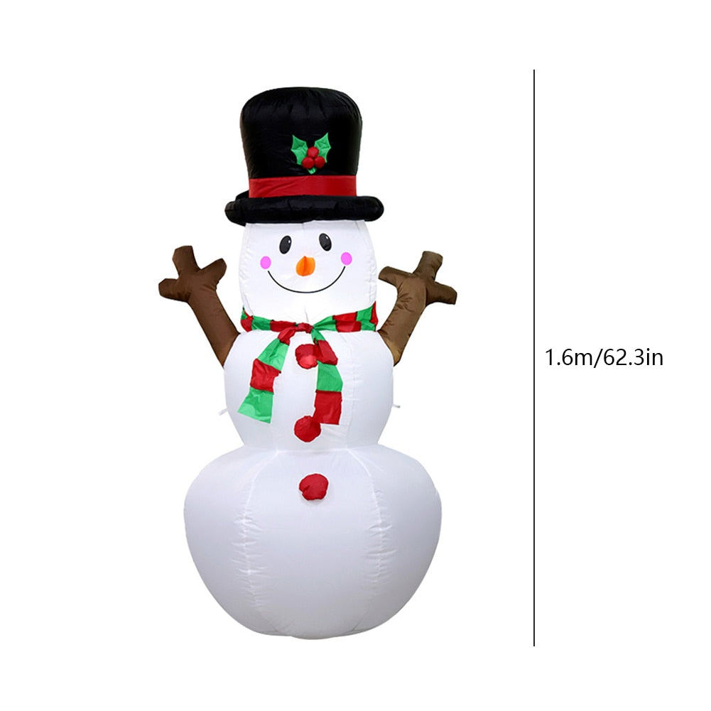 Inflatable Snowman Santa Claus Nutcracker Model with LED Light Inflatable