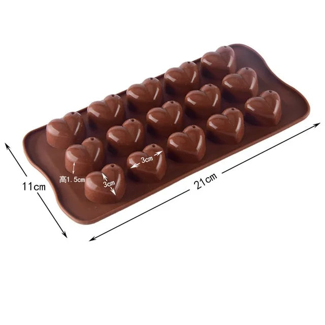 Mold 12 Chocolate Mold Fondant Patisserie Candy Bar Mold