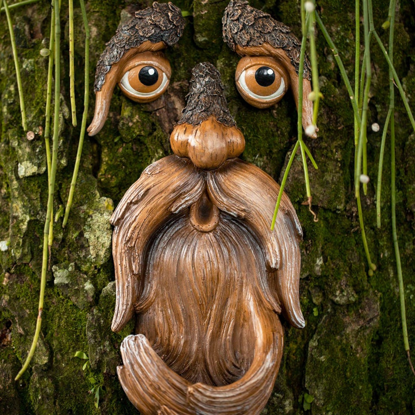 Tree Faces Decor Outdoor Funny