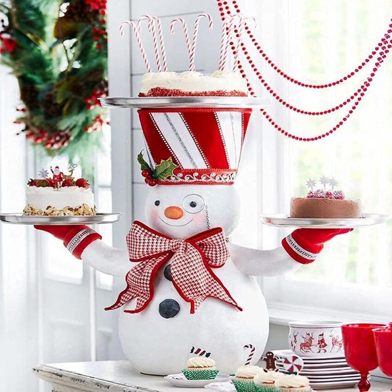 Snack Rack Christmas Tree Dessert Candy Plate Snack Tray