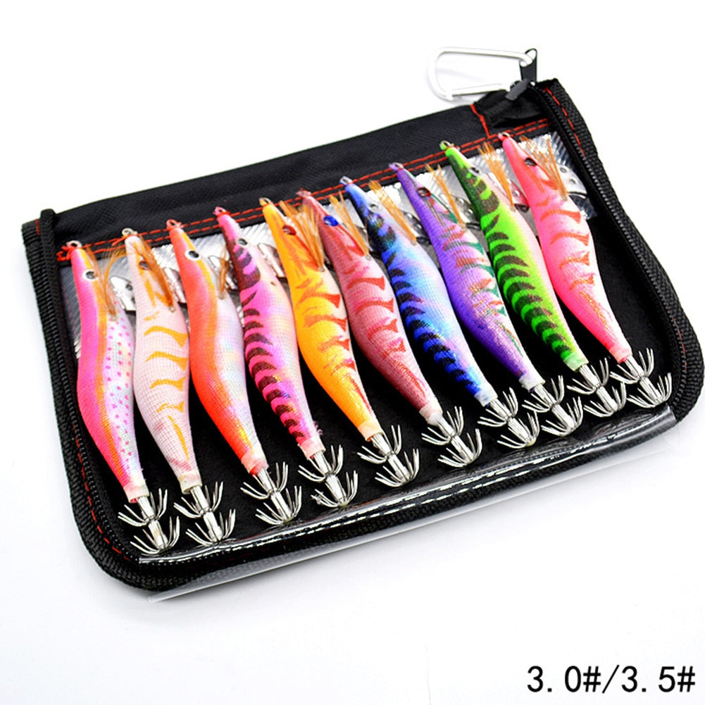 10pcs Jigging Fishing Lures Anti-corrosion Shrimp Fishing Lures