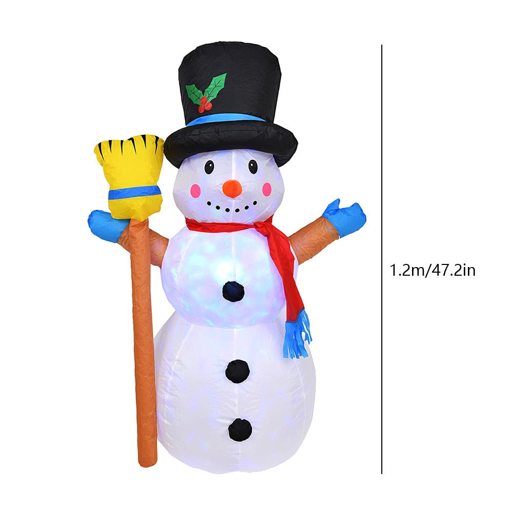 Inflatable Snowman Santa Claus Nutcracker Model with LED Light Inflatable