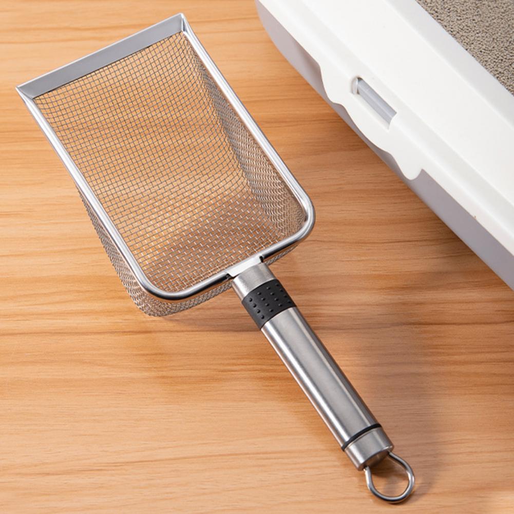 Cat Litter Scooper  Practical Easy Storage Anti-deformed  Stainless Steel Cat Litter Scooper Pet Supplies