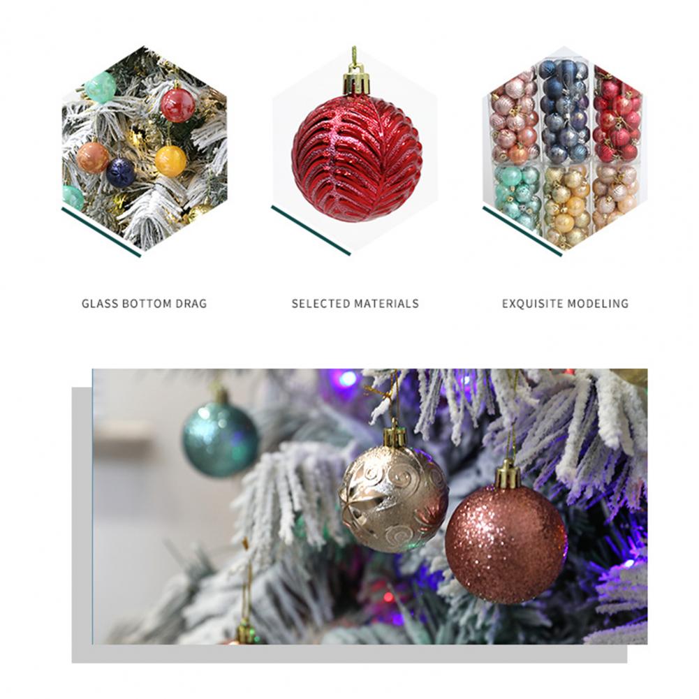 Christmas Ball Ornament 24Pcs Delicate Exquisite P