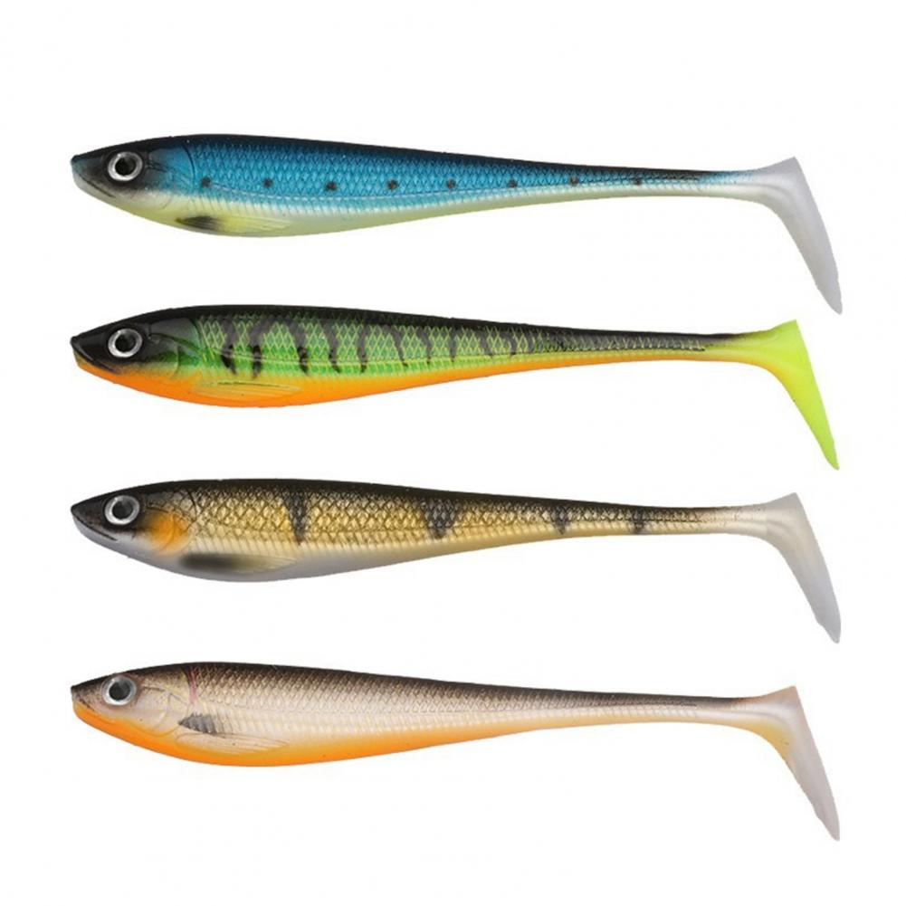 Fishing Lure 5Pc Reusable Tempting Bright Color  Anti-hanging Bottom Bionic Bait Fishing Supplies