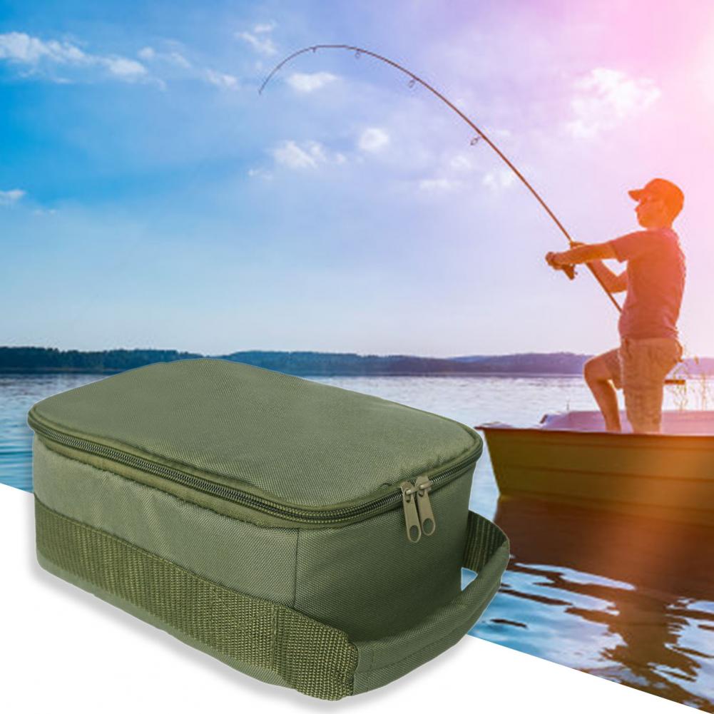 Fishing Line Bait Bag  Wear-resistant Anti-Scratch Army Green