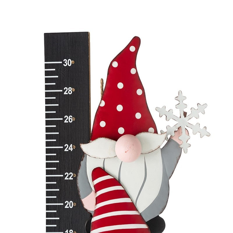 Santa Snow Gauge Christmas Decoration Outdoor Yard Snow Cards For Home Decor