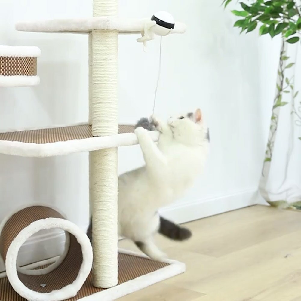 Intelligent Cat Toys Automatic Lifting Cat Ball Electric Kitten Puzzle Interactive Playing Toys