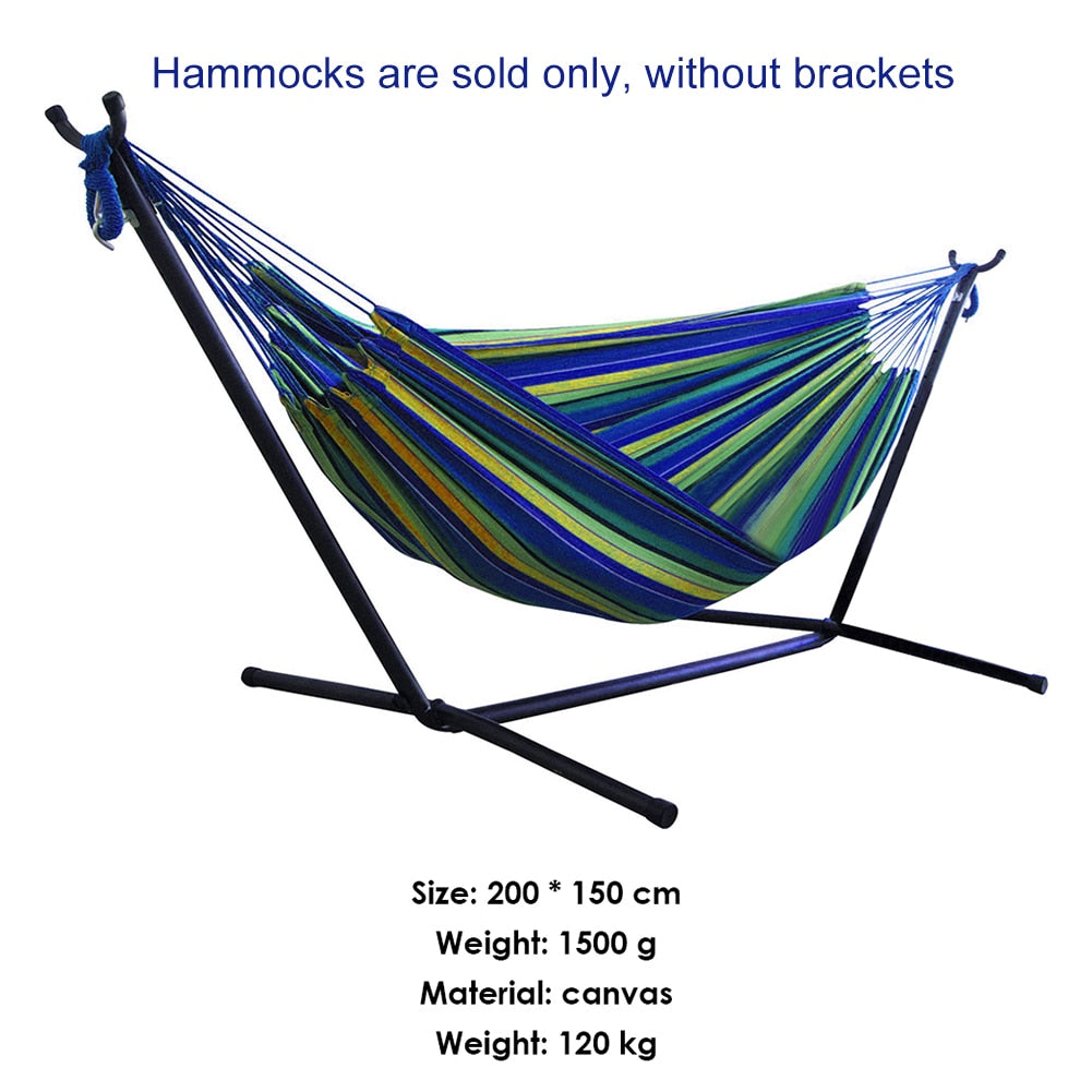 Portable Outdoor Canvas Hammock Camping