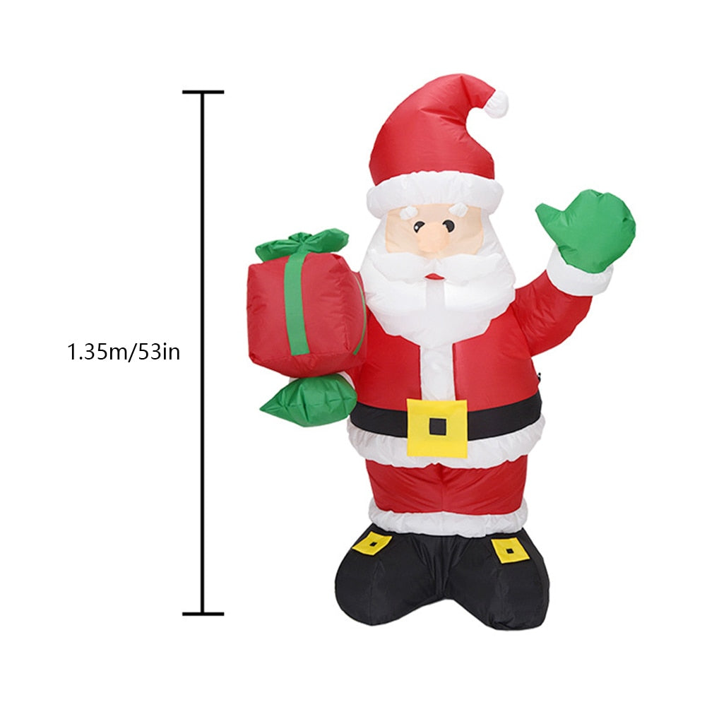 Inflatable Snowman Santa Claus Nutcracker Model with LED Light Inflatable