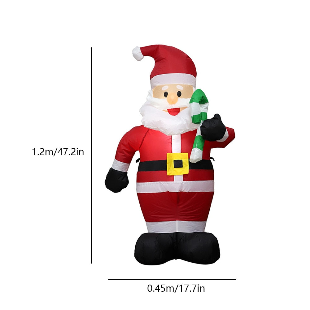 Inflatable Snowman Santa Claus Nutcracker Model with LED Light Inflatable