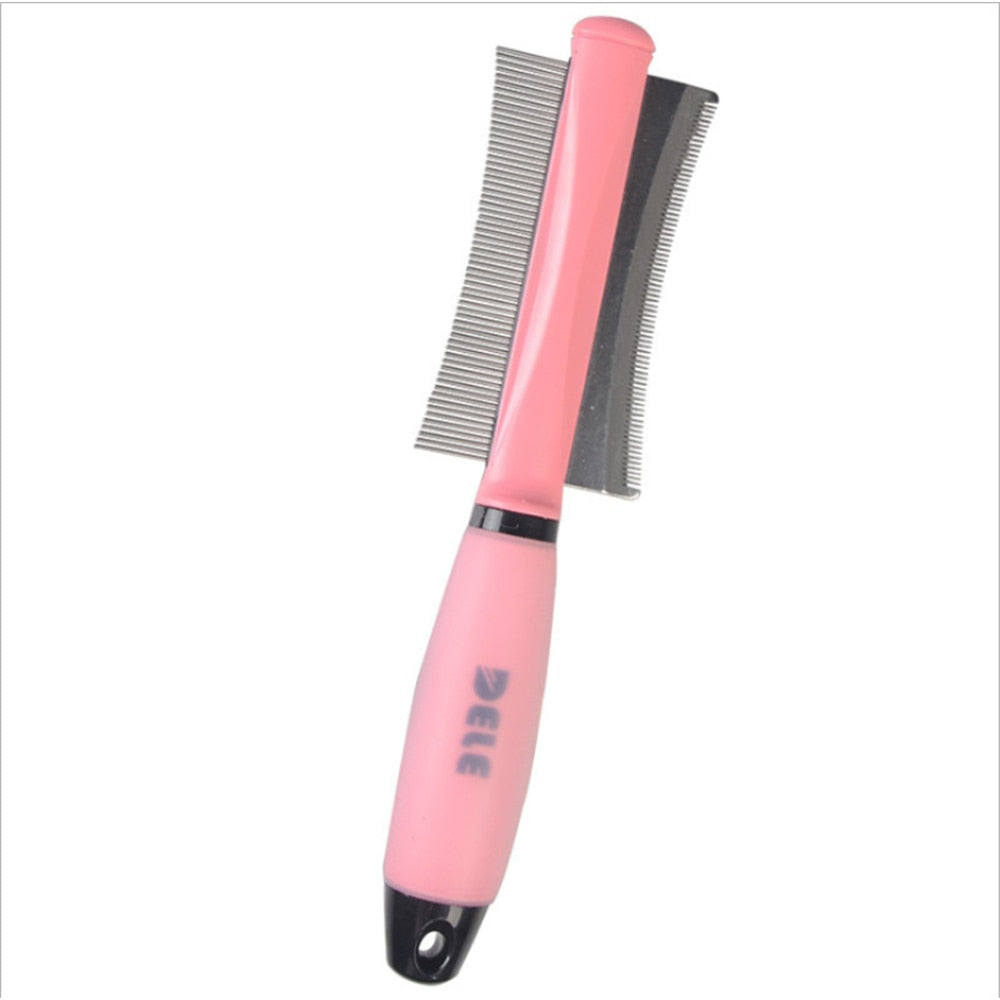 Pet Hair Combs Cat Dog Hair Remover Double-sided Easy Intimate Deshedding