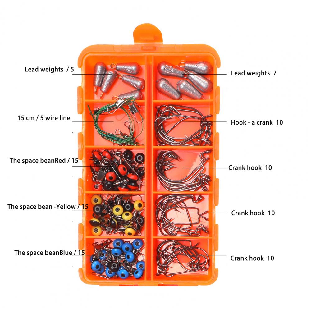 Fishing Gear Set 231Pcs/Set Exquisite Universal Portable  Bass Fishing Tool Kit Accessories Fishing Supplies