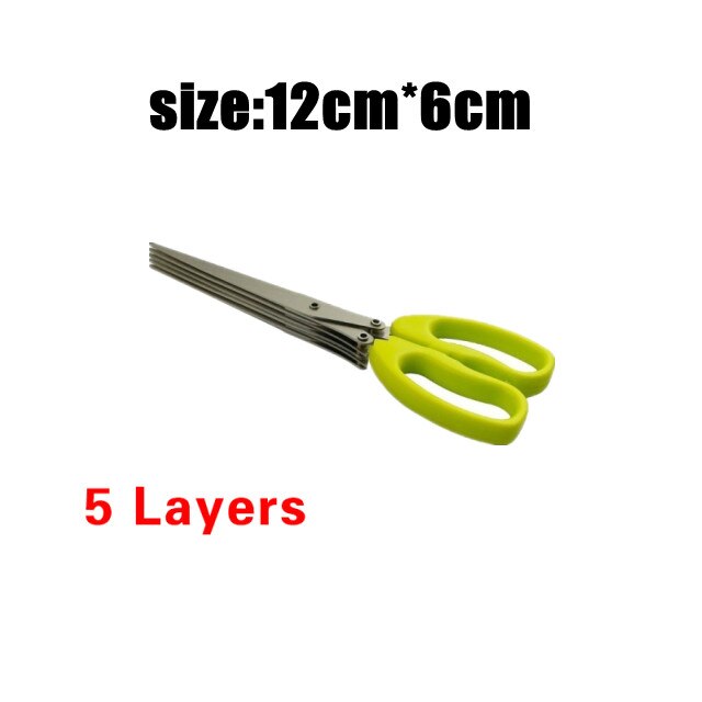 Muti-Layers Kitchen Scissors Stainless Steel Vegetable Cutter