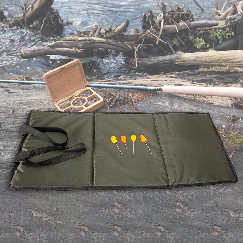 3 Layers Fishing Unhooking Mat Multipurpose Foldable Carp Landing Mat