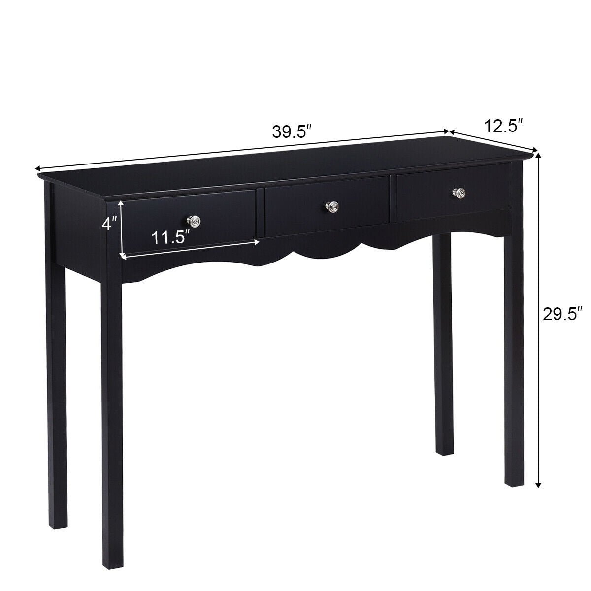 Costway Console Table Hall table Side Table Desk