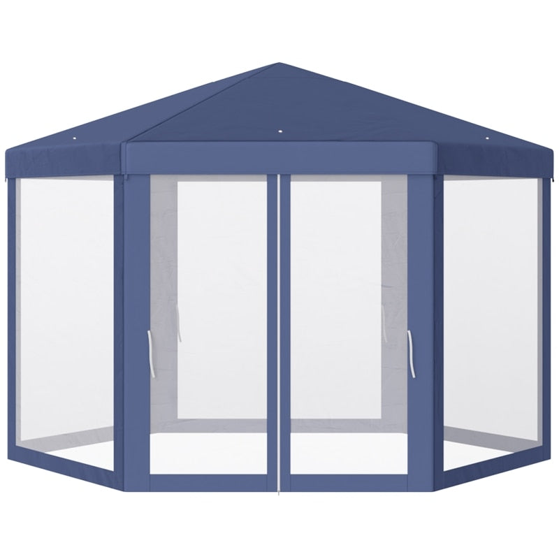 Type Hexagonal Gazebo with Mosquito net