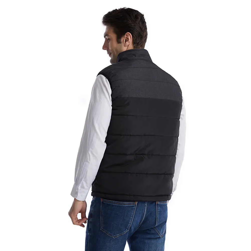 9-13 Areas Heated Vest Jacket for Men Women Coat USB Electric Heating