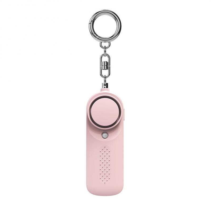 130 db Safesound Personal Security Alarm Keychain with LED Lights Self Defense Electronic Device for Women Camping Equipment