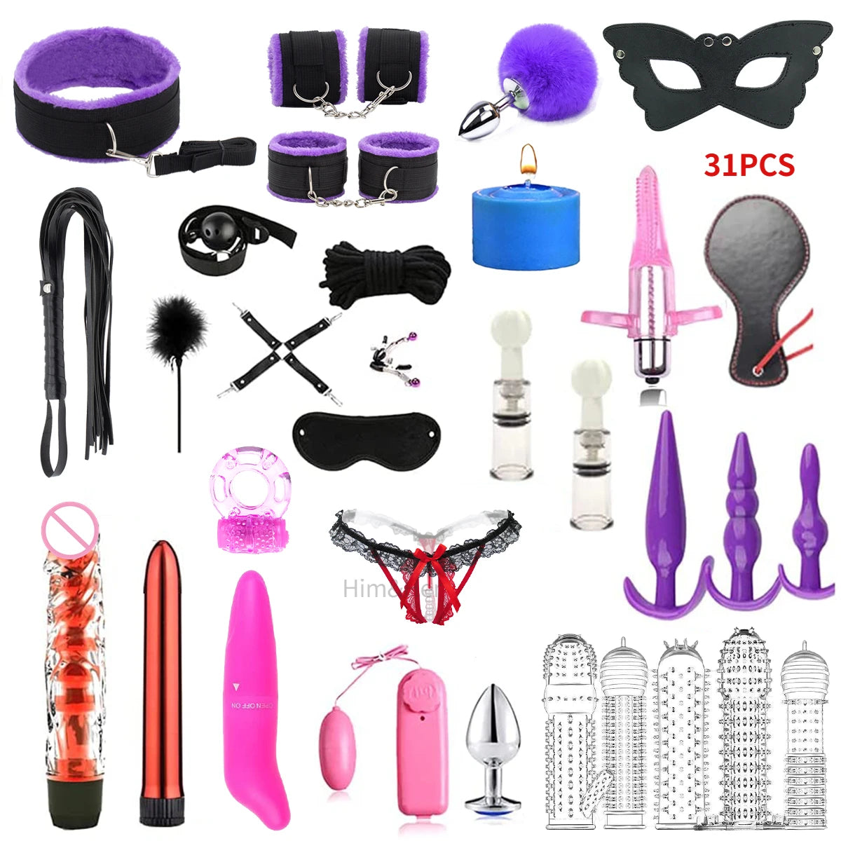 2023 NEW Vibrator Sexlove Suit Adult sex toys Bondage handcuffs whip mask sex metal anal plug female male adult Pornographic +18