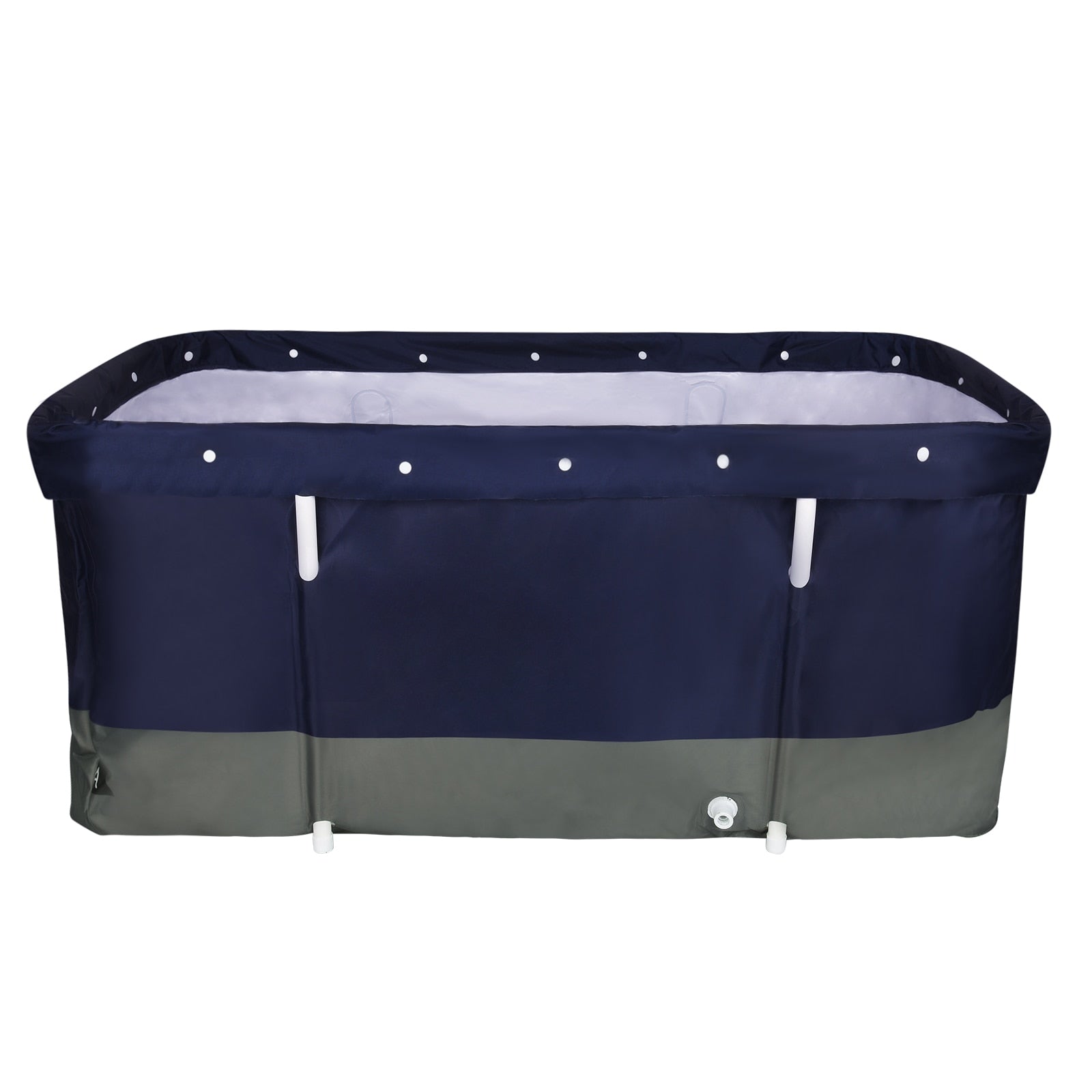 47.2in Folding Bathtub With Lid - northstarhomeandgarden