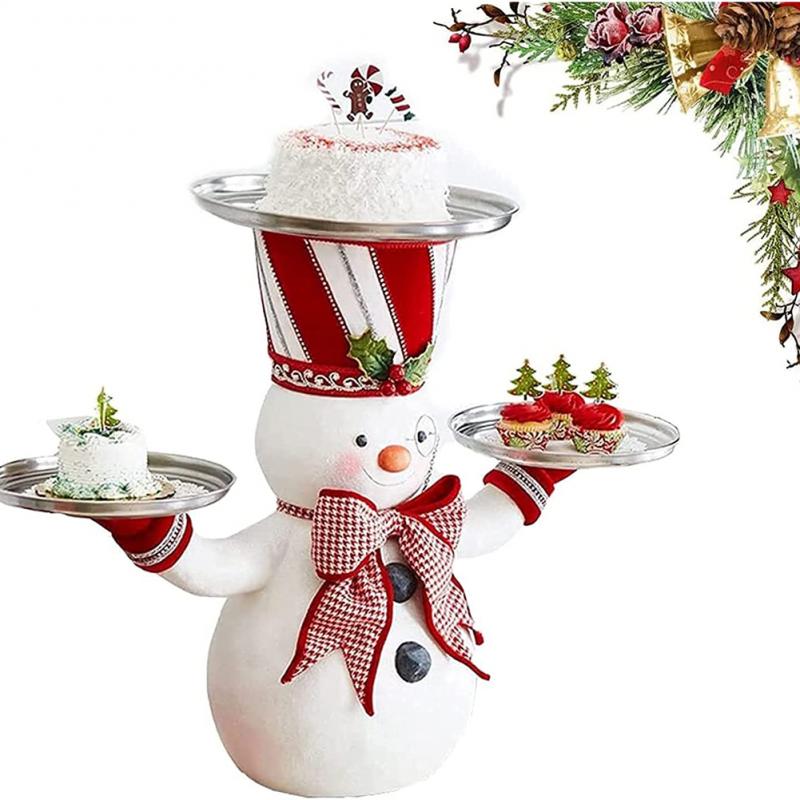 Snack Rack Christmas Tree Dessert Candy Plate Snack Tray