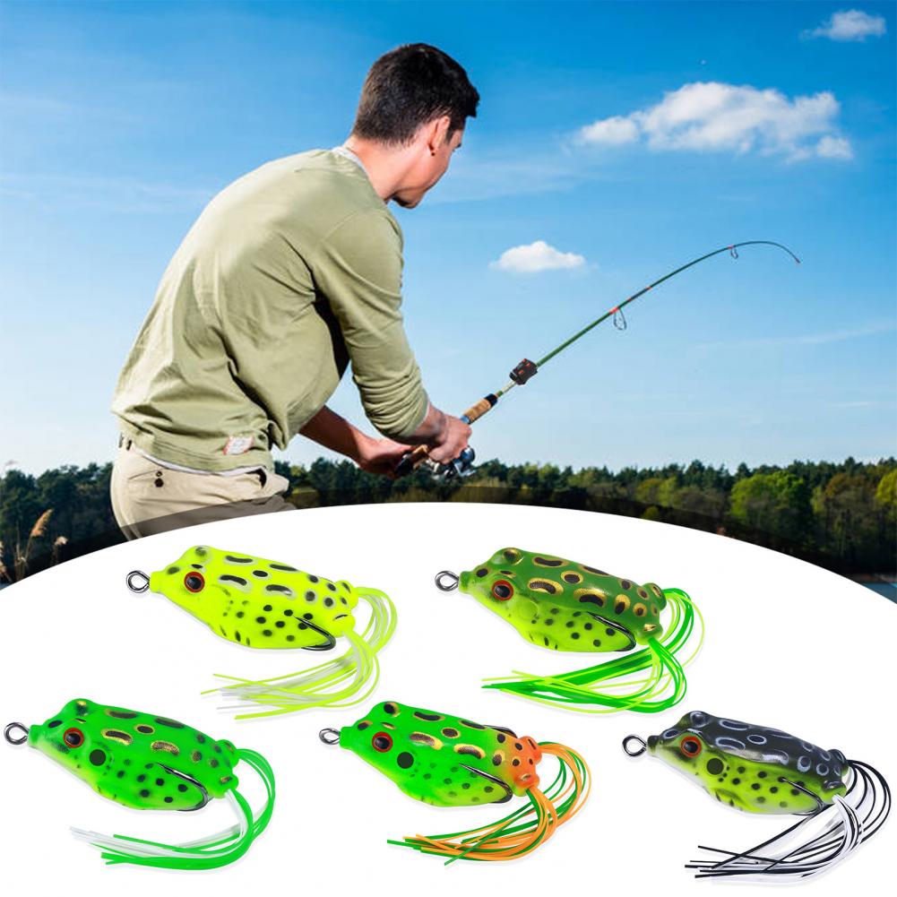 Soft Lure  Reusable Simulation Bite Resistant  Bionic Frog Fake Bait Angling Supplies