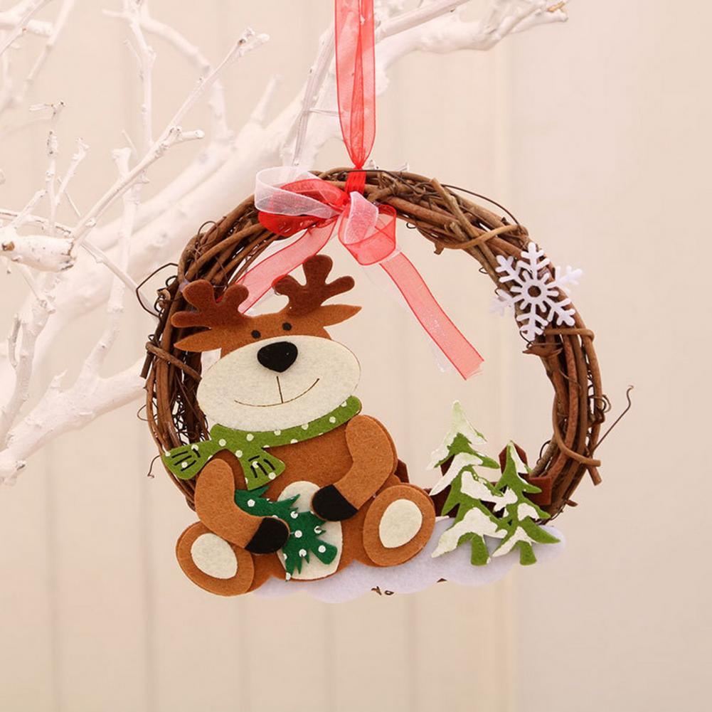 Christmas Pendant  Pretty with Hanging Ribbon Wide Application  Deer Decorative Christmas Tree