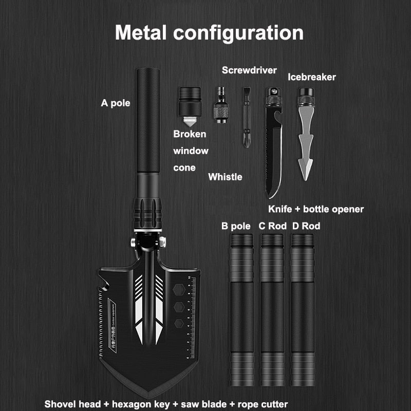 Outdoor Folding Shovel Garden Tools Set - northstarhomeandgarden