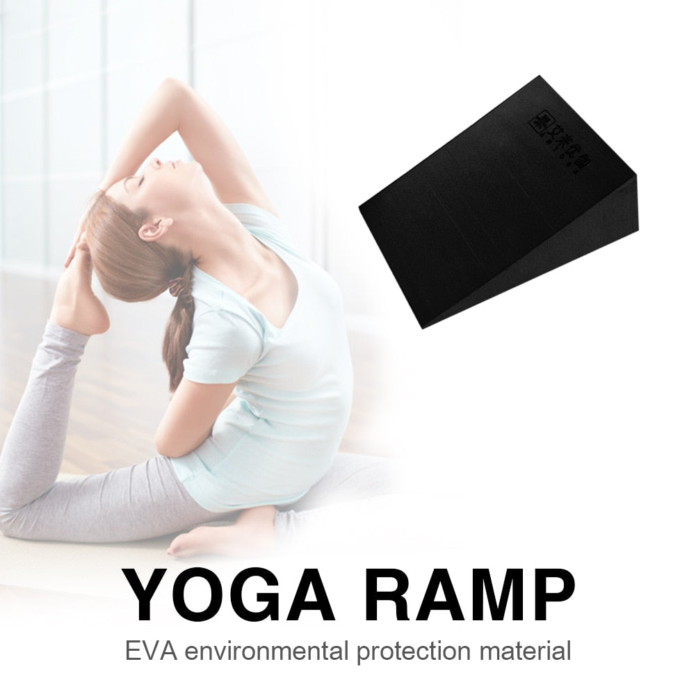 Yoga Wedge Stretch Slant Boards EVA Foam Tilt Slanting Board Yoga Block Leg Strength Foot Stretcher for Exercise Gym Fitness