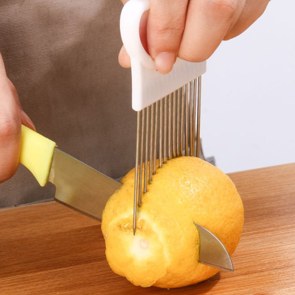 Handheld Tomato Onion Slicer Bread Clip