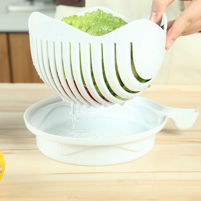 Chopper Vegetable Salad Cutter Cutting Bowl Vegetable Slices