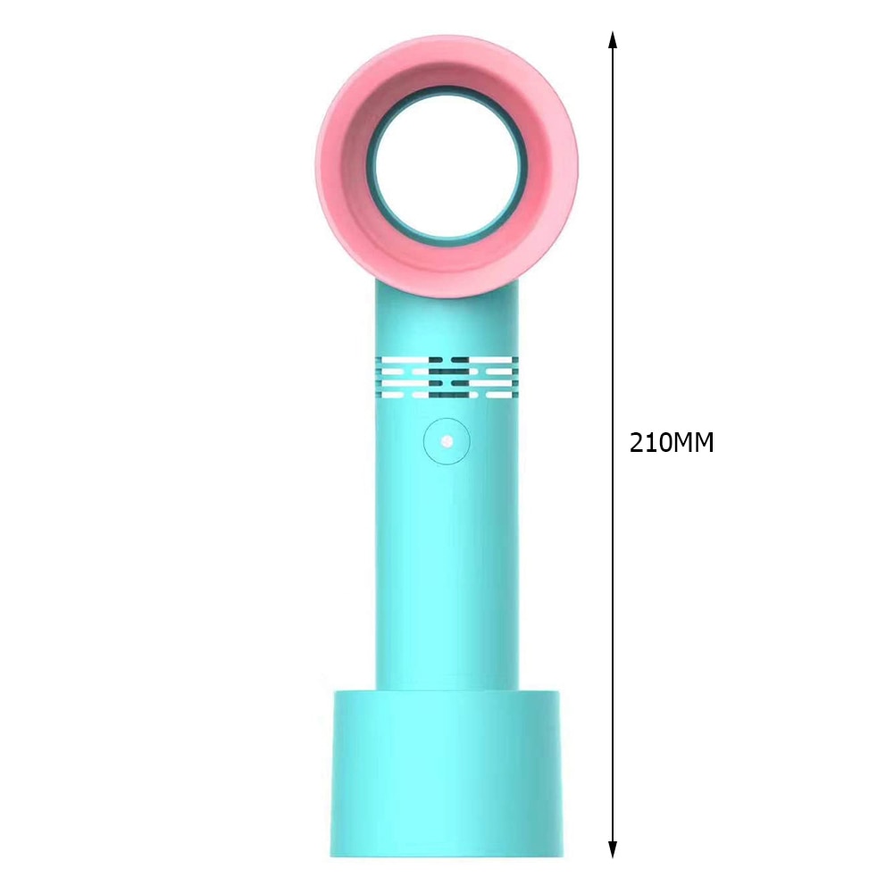 Mini Portable Handheld Bladeless Fan USB Rechargeable