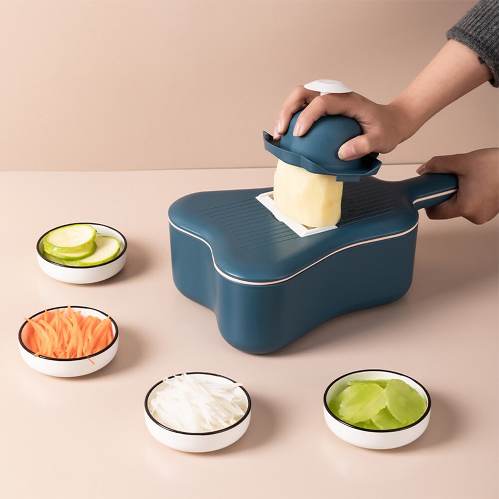 Vegetable Slicer with Container Potato Chip Slicer Cutter