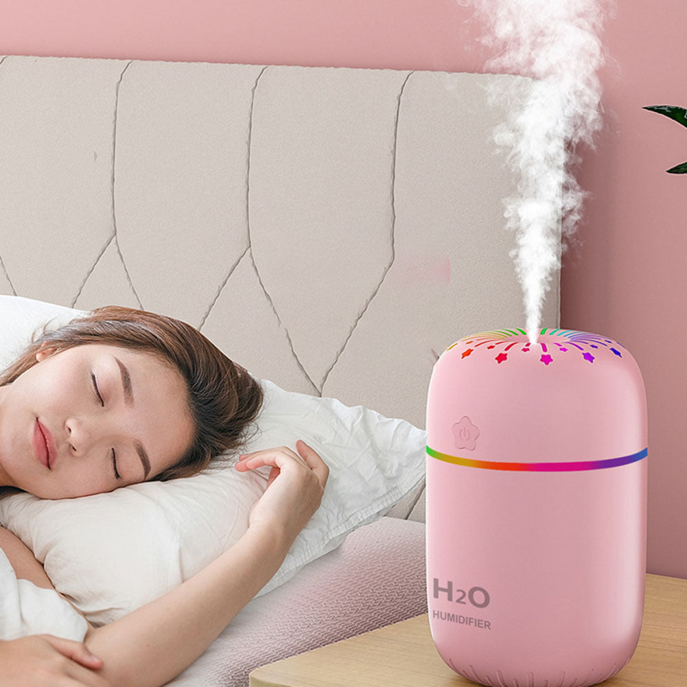 300ml Electric Aromatherapy USB Night Light Air Humidifier Home Car Desktop Aroma Oil Diffuser Mist Maker Lightweight Car Gifts