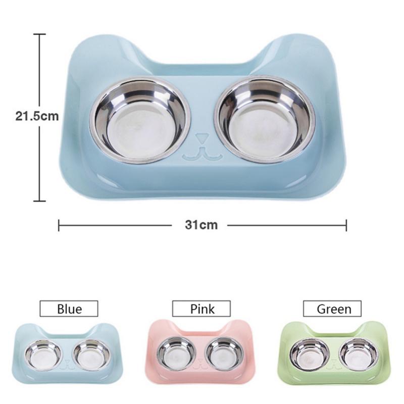 Cat Bowl Small Dog Cat Double Bowl