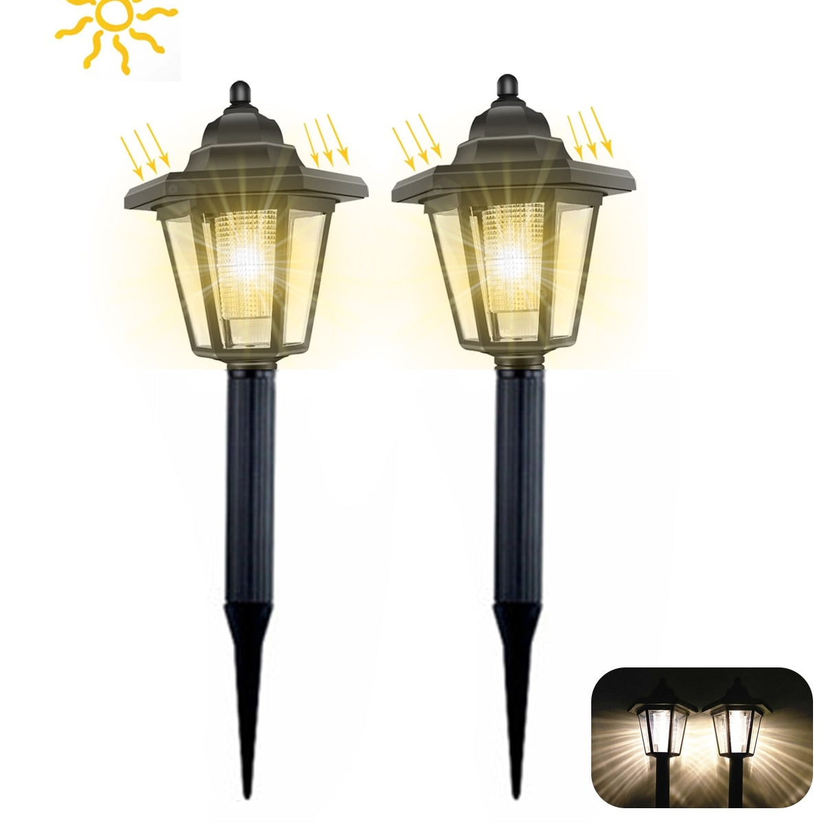 Solar Outdoor LED Wall Lamp - northstarhomeandgarden