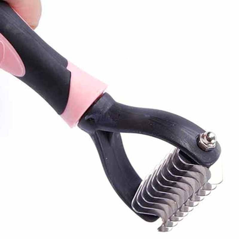 Professional Pet Deshedding Brush Dog Hair Remover Pet Fur Knot Cutte