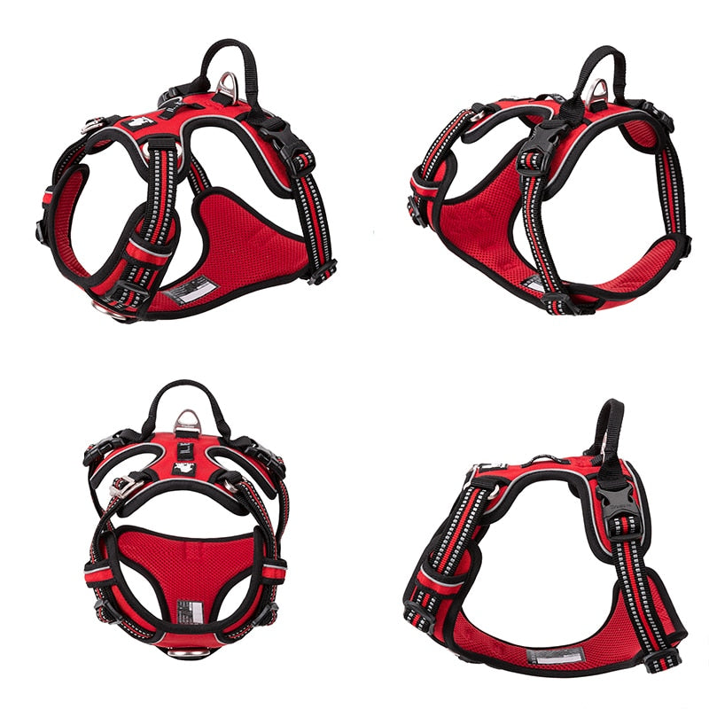 Pet Reflective Nylon Dog Harness - northstarhomeandgarden