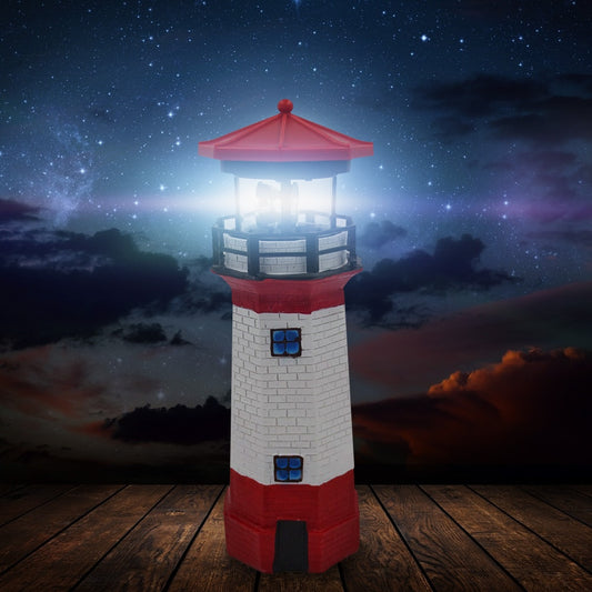 Solar LED Lighthouse Shape Light