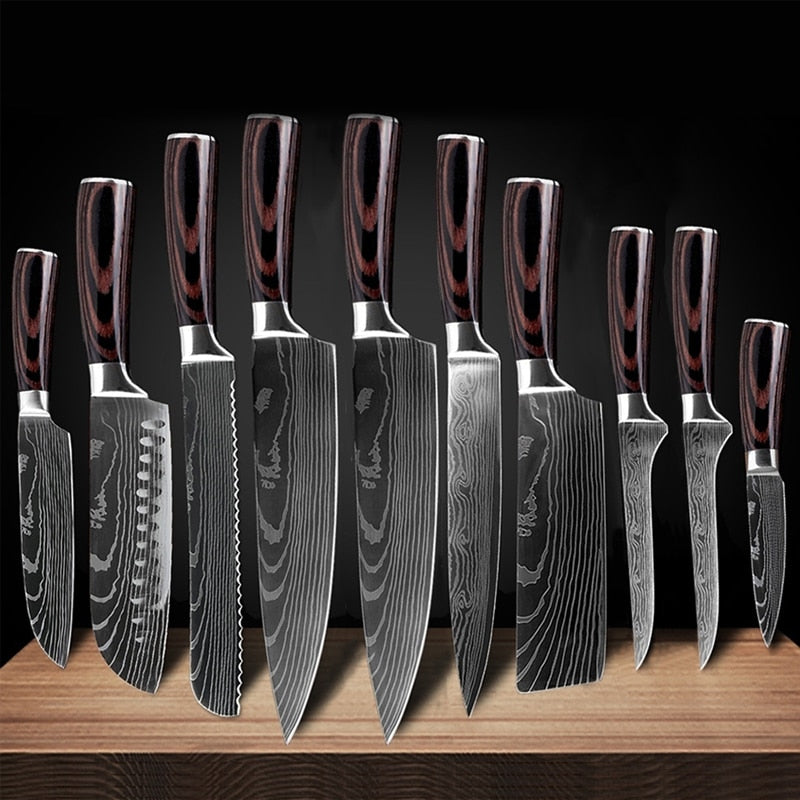 Japanese Kitchen Knives Set - northstarhomeandgarden