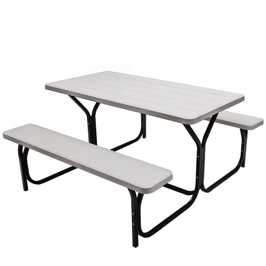 Picnic Table Bench Set Outdoor Backyard Patio Garden Party Dining All Weather OP3499