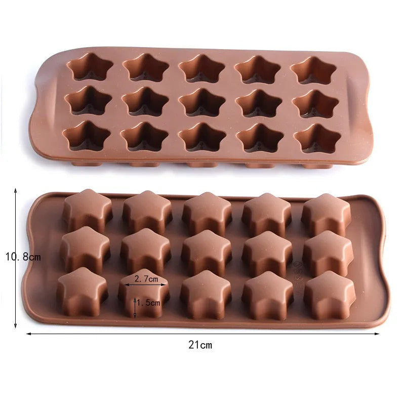 Mold 12 Chocolate Mold Fondant Patisserie Candy Bar Mold