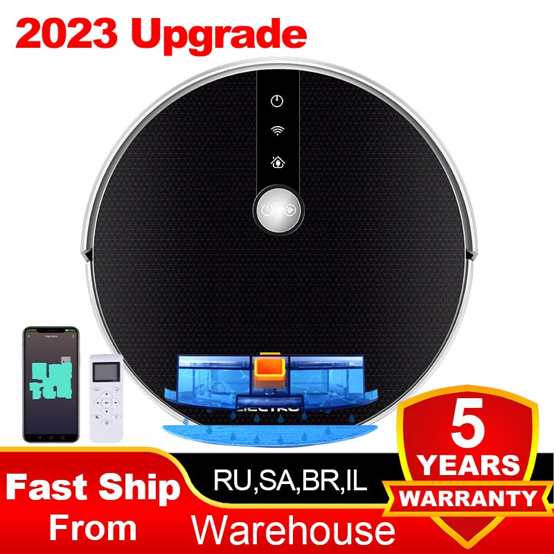 LIECTROUX C30B Robot Vacuum Cleaner Smart Mapping,App & Voice Control,6000Pa Suction,Wet Mopping,Floor Carpet Cleaning & Washing