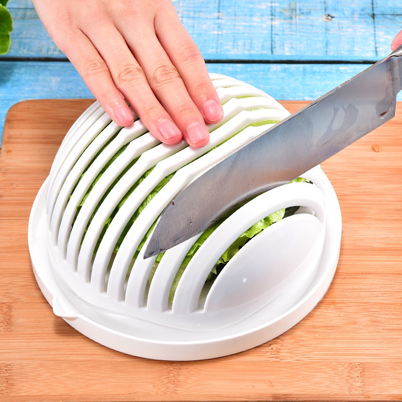 Chopper Vegetable Salad Cutter Cutting Bowl Vegetable Slices