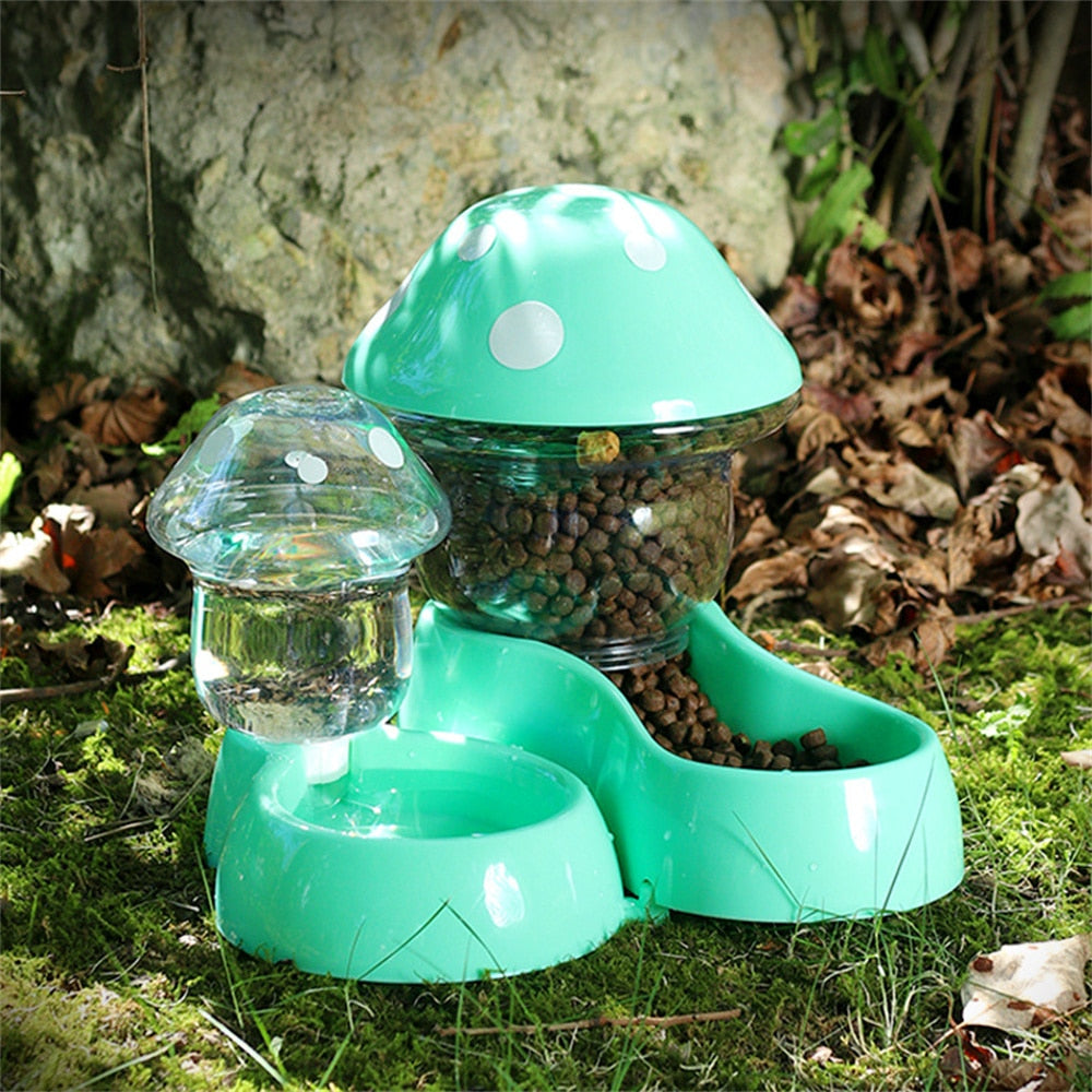 Mushroom   1.8l Cute Cat Food Bowl Mushroom Type