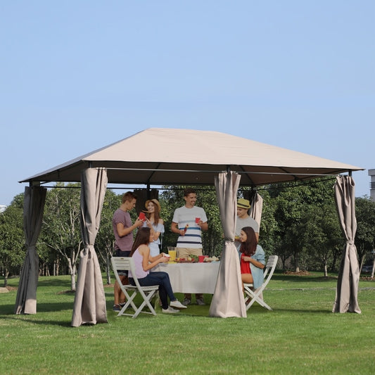 13'x 10' Outdoor Patio Gazebo Garden Pavilion